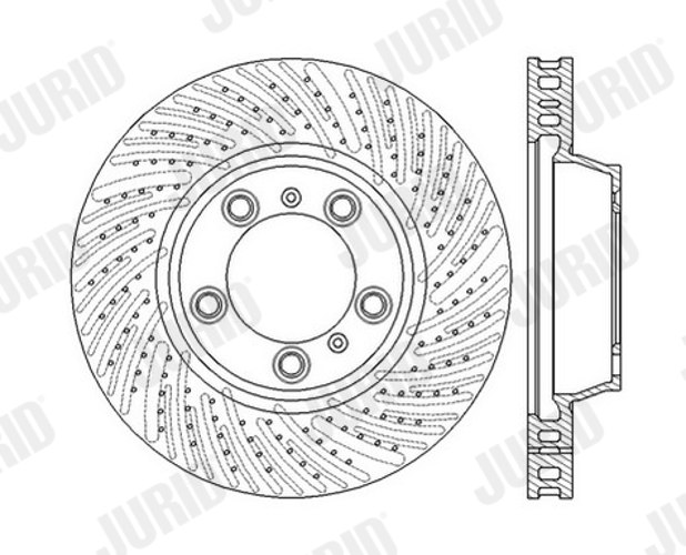 Brake Disc - 562589JC-1 JURID