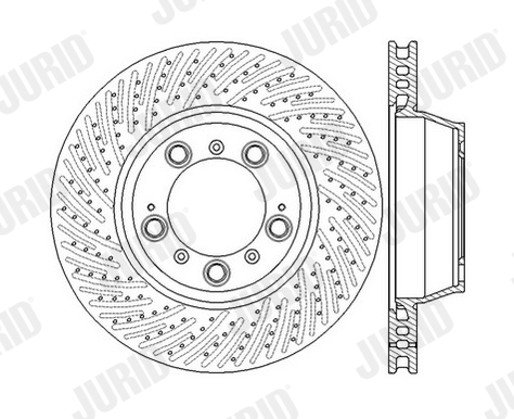 Brake Disc - 562590JC-1 JURID