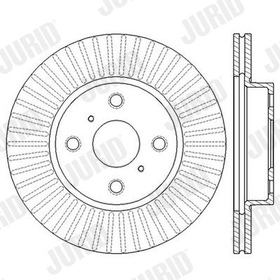 Brake Disc - 562602JC JURID
