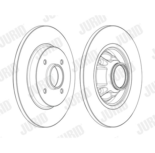 Brake Disc - 562611J-1 JURID