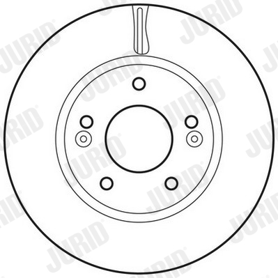 Brake Disc - 562625JC JURID