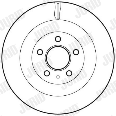 Brake Disc - 562645JC JURID