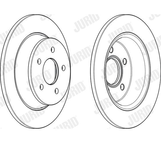 Brake Disc - 562655JC JURID