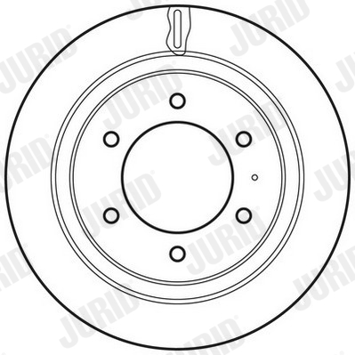 Brake Disc - 562665JC JURID