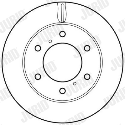 Brake Disc - 562695JC JURID