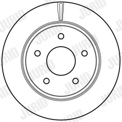 Brake Disc - 562707JC JURID
