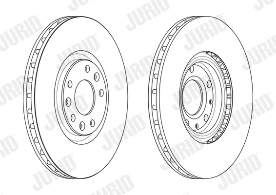 Brake Disc - 562715JC JURID