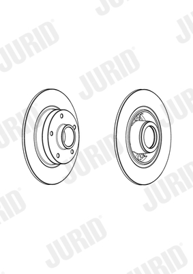 Brake Disc - 562731J-1 JURID