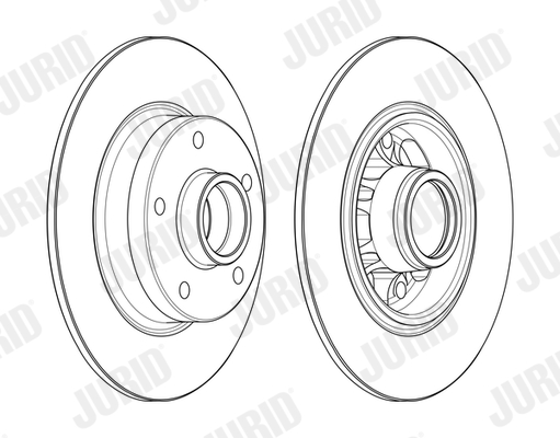Brake Disc - 562732J-1 JURID