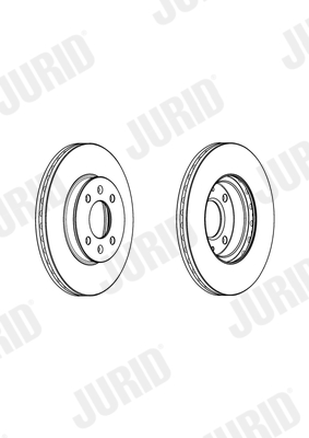 Brake Disc - 562742JC JURID
