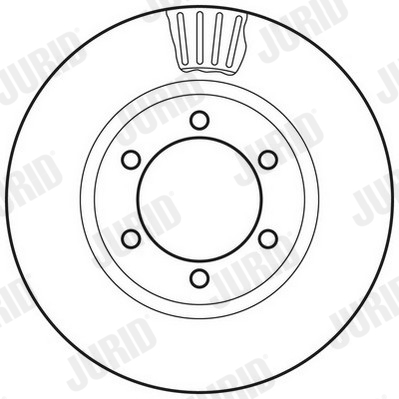 Brake Disc - 562743JC JURID