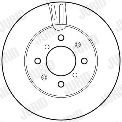Brake Disc - 562754JC JURID