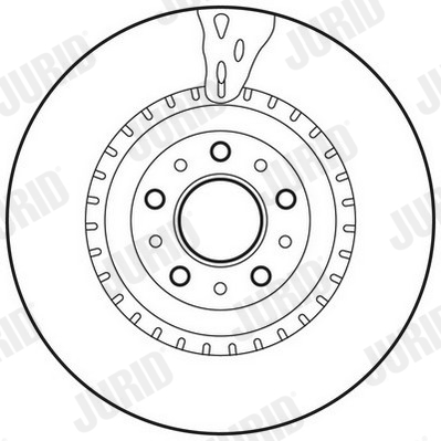Brake Disc - 562760JC JURID