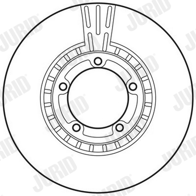 Brake Disc - 562768JC JURID
