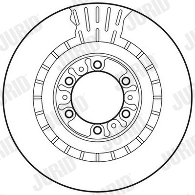 Brake Disc - 562798JC JURID