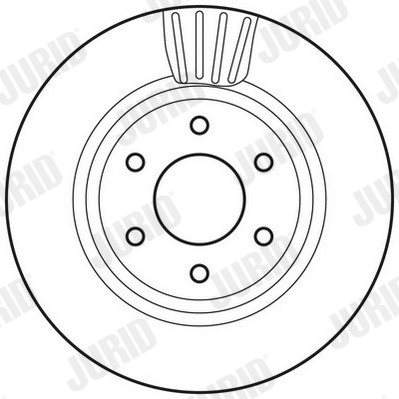 Brake Disc - 562813JC JURID