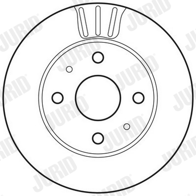 Brake Disc - 562814JC JURID