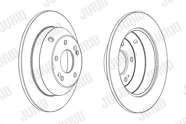 Brake Disc - 562842JC JURID