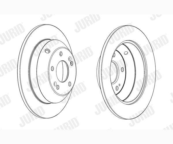 Brake Disc - 562842JC JURID
