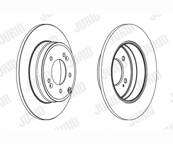 Brake Disc - 562849JC JURID