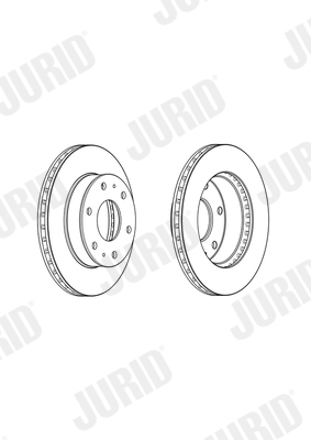 Brake Disc - 562861JC JURID