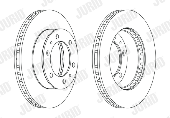 Brake Disc - 562861JC JURID