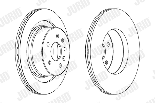 Brake Disc - 562909JC JURID