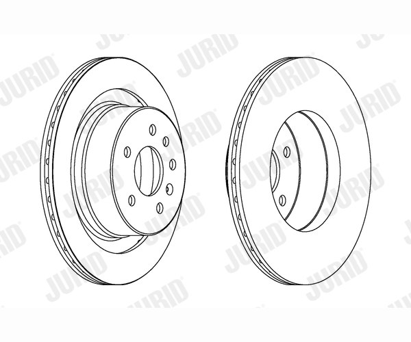 Brake Disc - 562909JC JURID