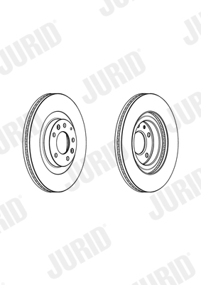 Brake Disc - 562921JC-1 JURID