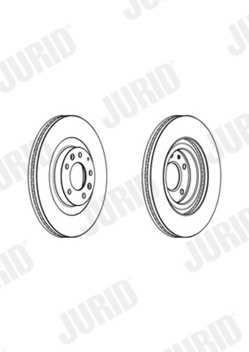 Brake Disc - 562921JC-1 JURID