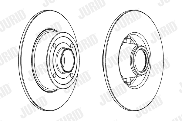 Brake Disc - 562939JC-1 JURID