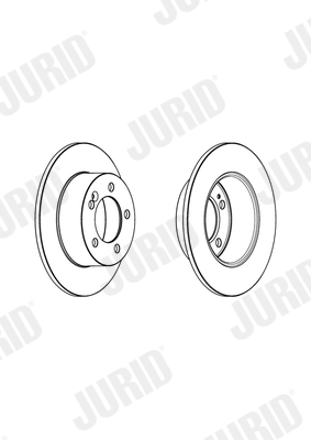 Brake Disc - 562940JC JURID