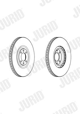 Brake Disc - 562942JC JURID