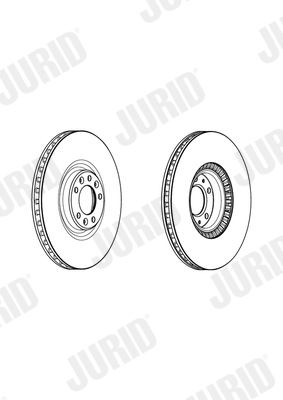 Brake Disc - 562943JC JURID