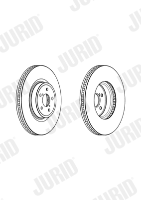 Brake Disc - 562945JC-1 JURID