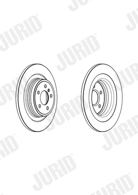 Brake Disc - 562955JC JURID
