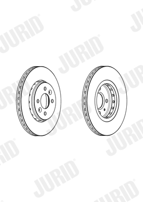 Brake Disc - 562959JC JURID