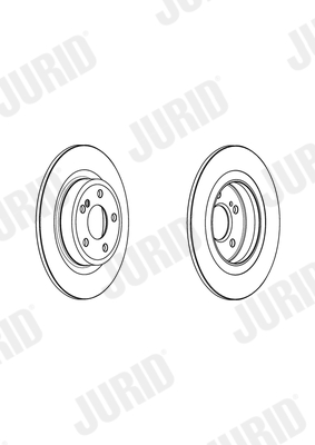 Brake Disc - 562963JC JURID