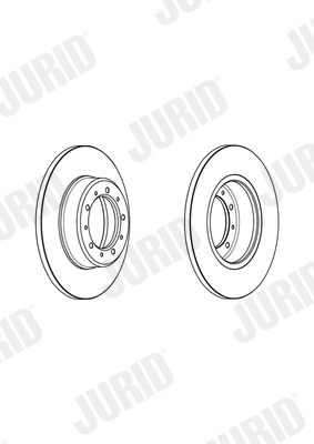 Brake Disc - 562968JC JURID