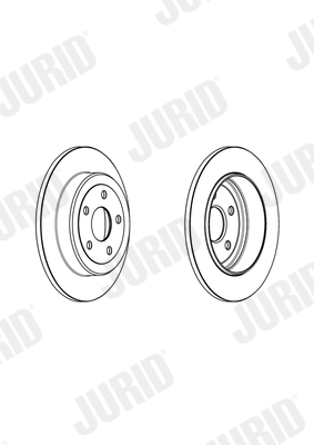 Brake Disc - 562971JC JURID