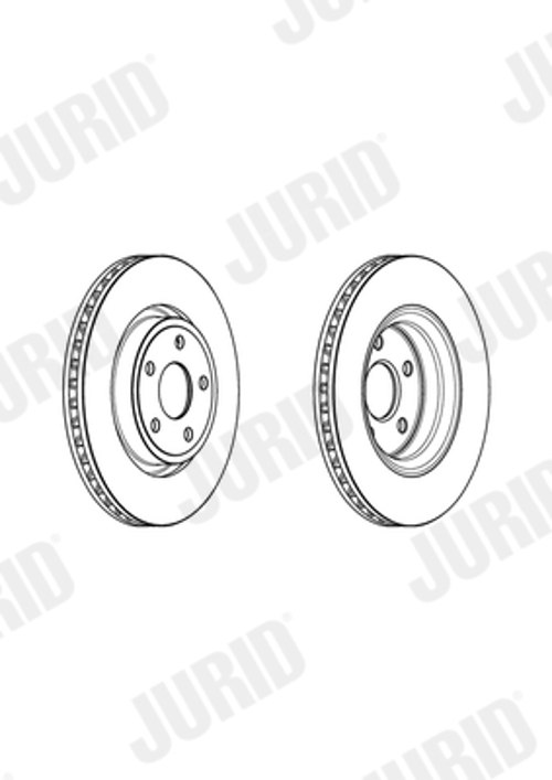 Brake Disc - 562972JC-1 JURID