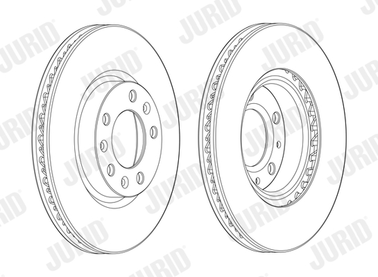Brake Disc - 562992JC JURID