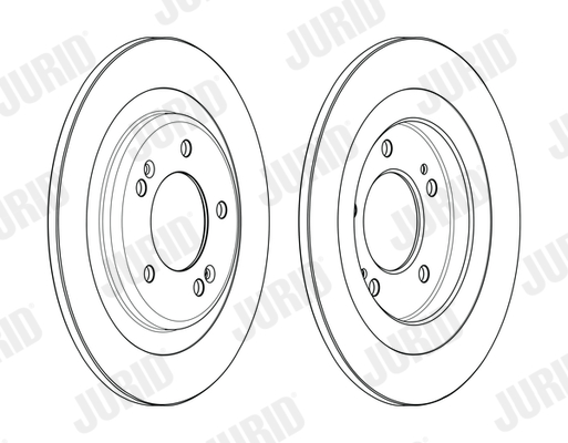 Brake Disc - 563000JC JURID