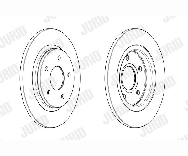 Brake Disc - 563011JC JURID