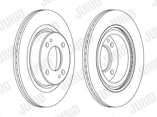 Brake Disc - 563121JC JURID
