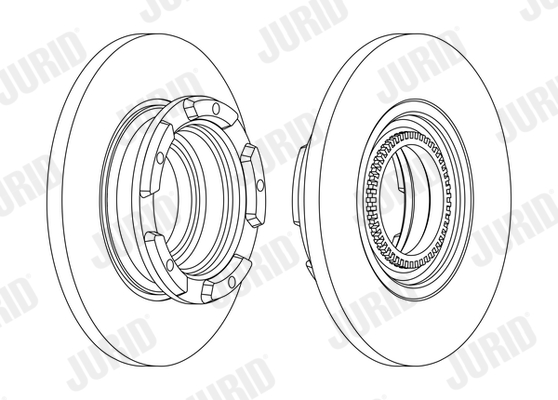 Brake Disc - 563126J JURID