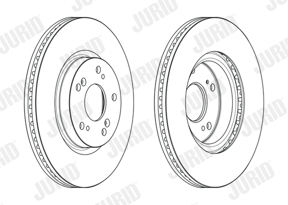 Brake Disc - 563127JC JURID