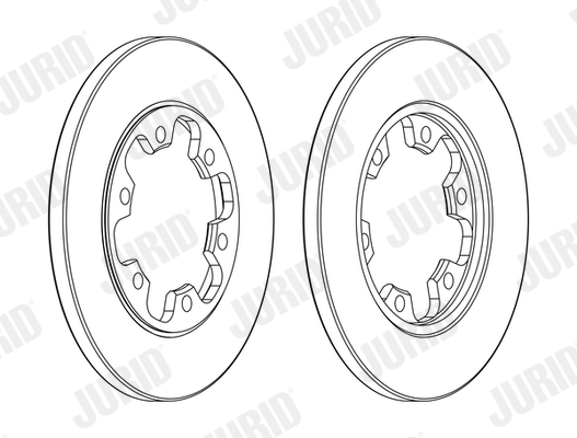 Brake Disc - 563139JC JURID