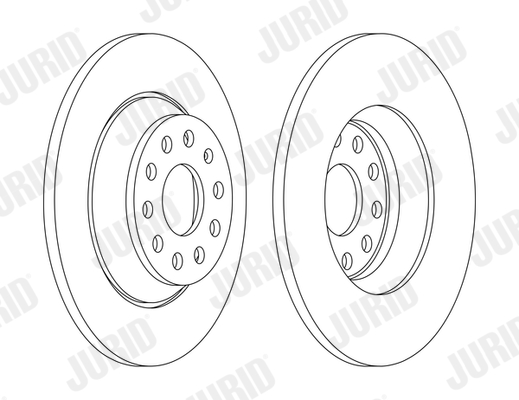 Brake Disc - 563168JC JURID