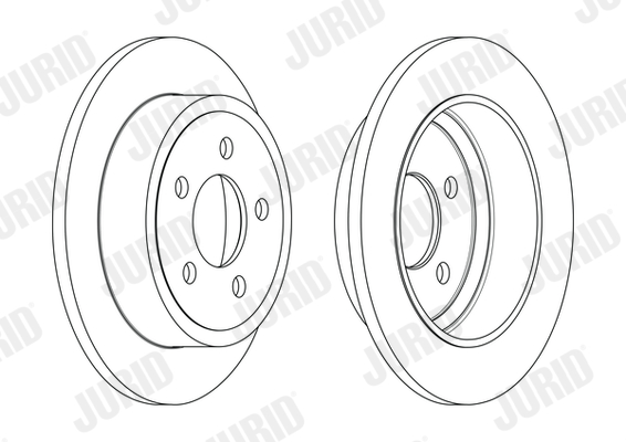 Brake Disc - 563189JC JURID